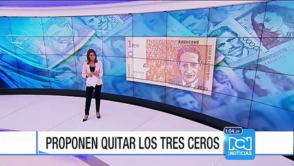 Comenzó trámite en el Congreso para quitarle los tres ceros al peso colombiano