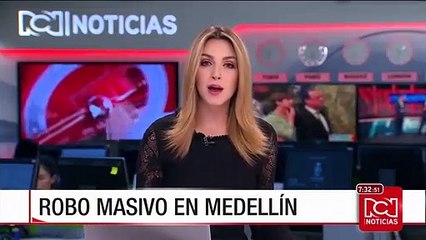 Denuncian un atraco masivo en una vía de Medellín