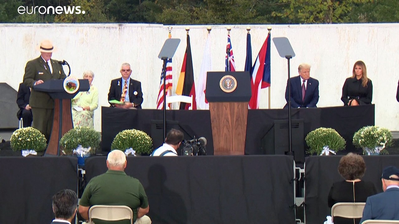 Trump y Biden miden fuerzas durante las conmemoraciones del 11-S en Nueva York y Pensilvania