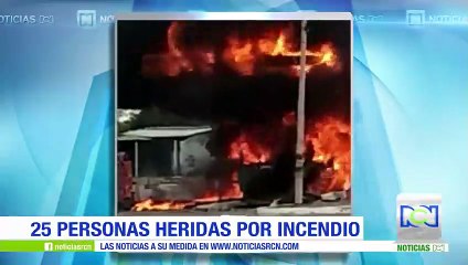 Download Video: Unas 25 personas resultaron heridas en incendio de bus en Magdalena