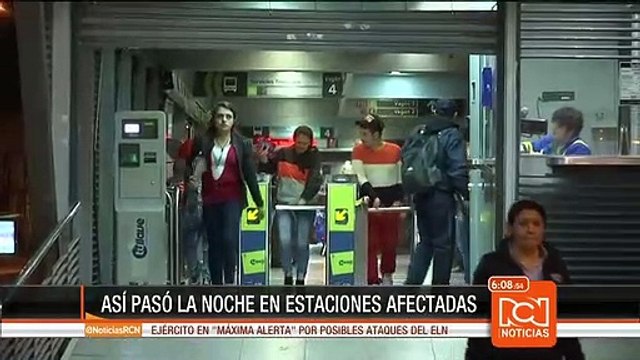 Así quedaron las estaciones de Transmilenio afectadas por disturbios