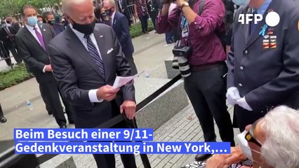 Biden: "Der Schmerz geht niemals weg"
