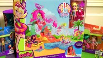 Polly Pocket Acrobatic Dolphin Color Changers Dolls with Princess Anna Elsa Magiclip Dolls