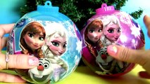 Surprise Disney Frozen Christmas Ornaments Toys Eggs Anna Elsa MyLittlePony Fashems