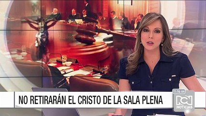 Corte Constitucional negó la petición de quitar el crucifijo de la sala plena de la corporación