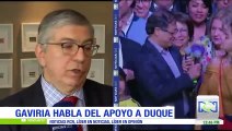 César Gaviria sobre Iván Duque: 