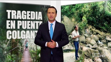 Tragedia en puente colgante