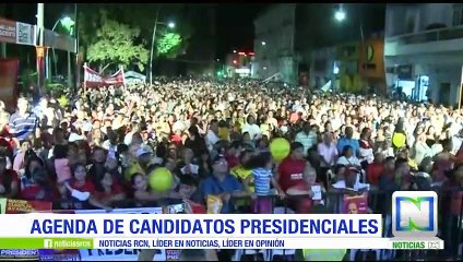 Candidatos a la Presidencia siguen de campaña por el país