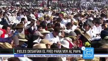 Más de 22.000 personas acompañaron al Papa Francisco durante misa en Michoacán