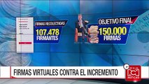 Avanza recolección de firmas en un sitio web para congelar el sueldo de congresistas