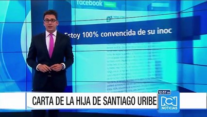 Con carta pública, la hija de Santiago Uribe se desahogó tras captura de su padre