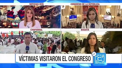 Día de la memoria: víctimas llevaron sus peticiones y dudas al Congreso