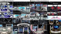 3d Virtual sets that are required for any modern show for TV channels