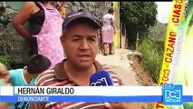 Terreno que sostiene un barrio en Cali amenaza con derrumbarse