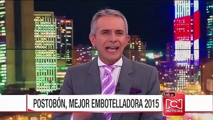 Postobón recibió premio a mejor empresa embotelladora del 2015 en América Latina