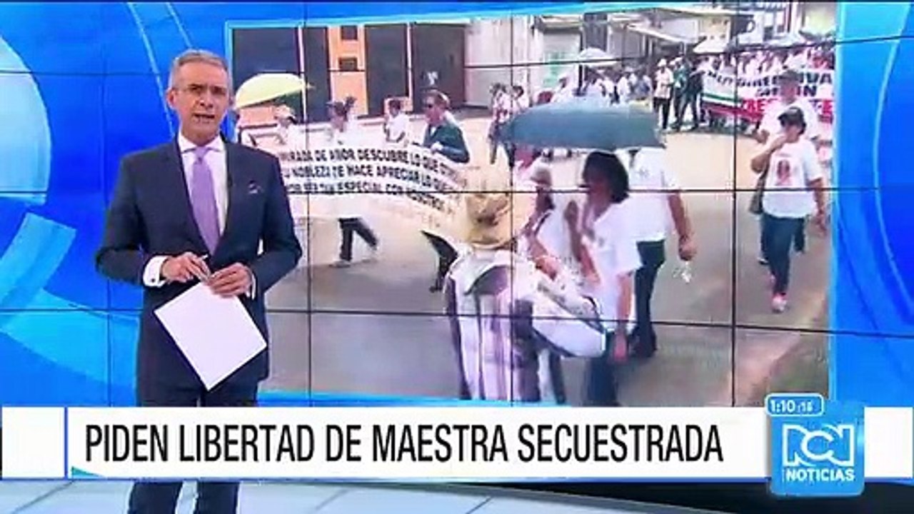 Docentes marcharon pidiendo la liberación de su compañera Rosalba Ariza en Florencia (Caquetá)