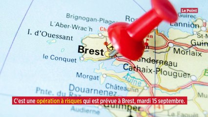 Brest : une bombe de 970 kilos doit exploser dans la rade ce mardi