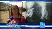 Autoridades mantienen esfuerzos por controlar el incendio en Gachancipá, Cundinamarca