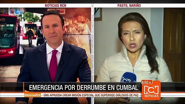 Derrumbe en Nariño dejó seis personas muertas y tres más desaparecidas