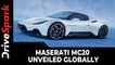 Maserati MC20 Unveiled Globally | Specs, Features, Price, & Other Details