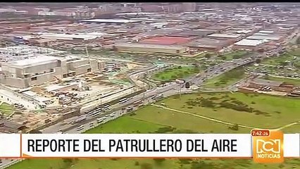 Congestión en algunas vías de Bogotá por plan éxodo