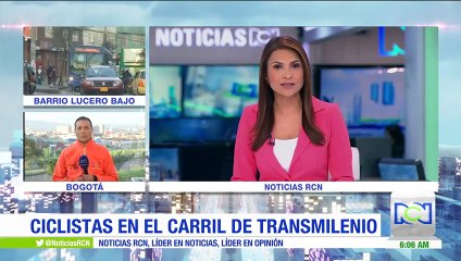 Más de 400 ciclistas invadieron el carril de Transmilenio