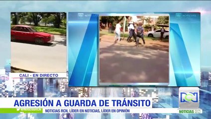 Guarda de Tránsito fue golpeado y amenazado con un cuchillo en Valle del Cauca