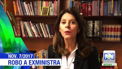 Asaltan la casa de la exministra Marta Lucía Ramírez
