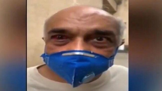 Navy veteran's daughter protests against assault on father by Shiv Sena workers