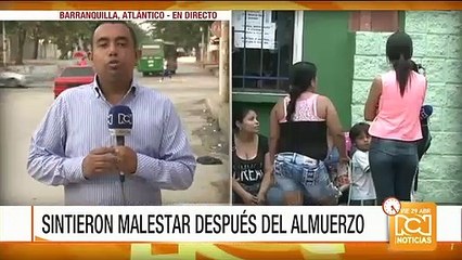 Investigan causas de presunta intoxicación masiva de estudiantes en Barranquilla