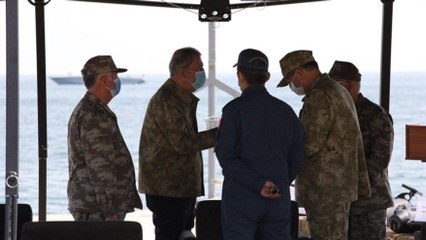 Bakan Akar “Barıştan yanayız” dedi ve ekledi: Ancak milletimizin hak ve menfaatlerini korumaya kararlıyız