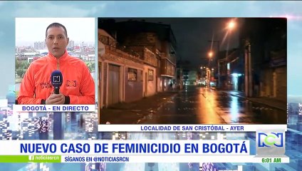 Nuevo caso de feminicidio en el sur de Bogotá