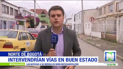 Intervendrían vías en buen estado en Usaquén, Bogotá