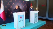 Dışişleri Bakanı Çavuşoğlu Malta Dışişleri Bakanı Bartolo ortak basın toplantısı