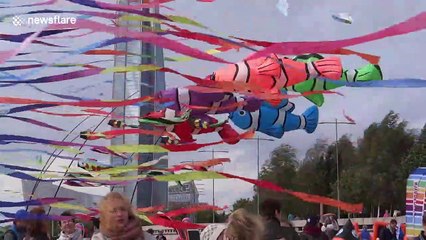 Colourful kite festival delights St Petersburg residents