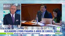 El exgobernador de Córdoba Alejandro Lyons solo pagaría 5 años de cárcel