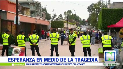 Una mujer dio a luz en la calle minutos después del sismo en México