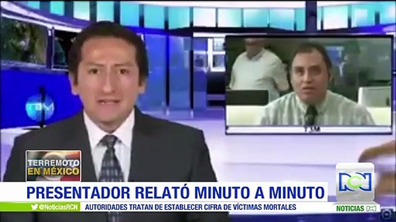 Impresionantes videos de los medios mexicanos que registraron en vivo el temblor