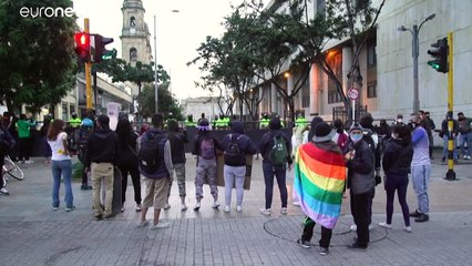 Continuam os protestos em Bogotá