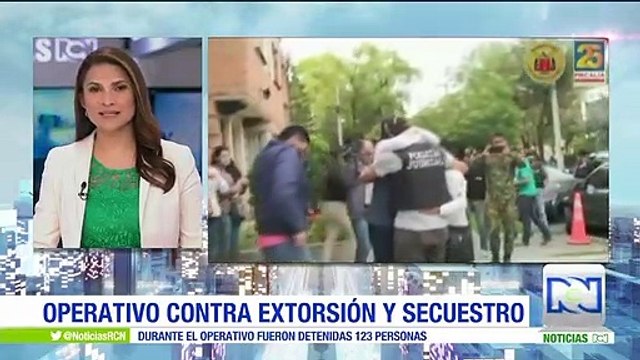 Más de 100 capturados en operativo contra el secuestro y la extorsión