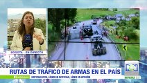 Detectan las rutas utilizadas para el tráfico de armas en Colombia