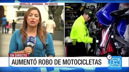 Alerta en Medellín por el robo de más de 4.300 motos en lo que va del año