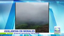 Impresionante deslizamiento se presentó en Morales, Cauca