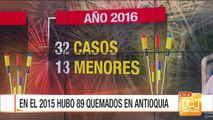 En lo corrido de 2016 van 947 personas quemadas con pólvora