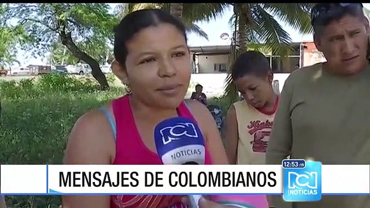 Colombianos residentes en Ecuador envían mensajes de tranquilidad a sus familias