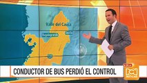 Once personas heridas en accidente en vía del Valle del Cauca