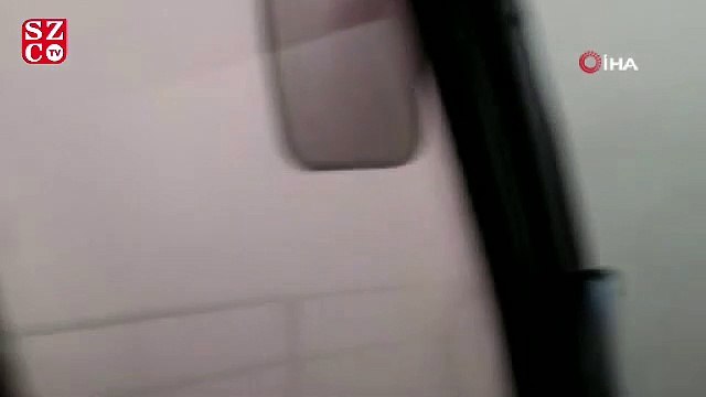 Polatlı'daki toz fırtınası sırasında hayvanların kaçışı kameralara yansıdı