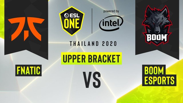 Dota2 - BOOM Esports vs. Fnatic - Game 1 - ESL One Thailand 2020 - Lower Bracket Final - Asia