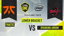 Dota2 - Sparking Arrow vs. Fnatic - Game 1 - ESL One Thailand 2020 - Lower Bracket R2 - Asia