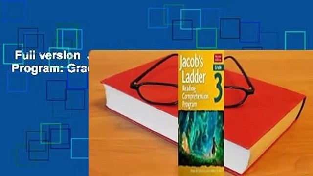 Full version Jacob's Ladder Reading Comprehension Program: Grade 3 For Online